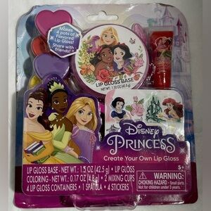 Disney Princess Lip Gloss Creation Set - Pink and Yellow